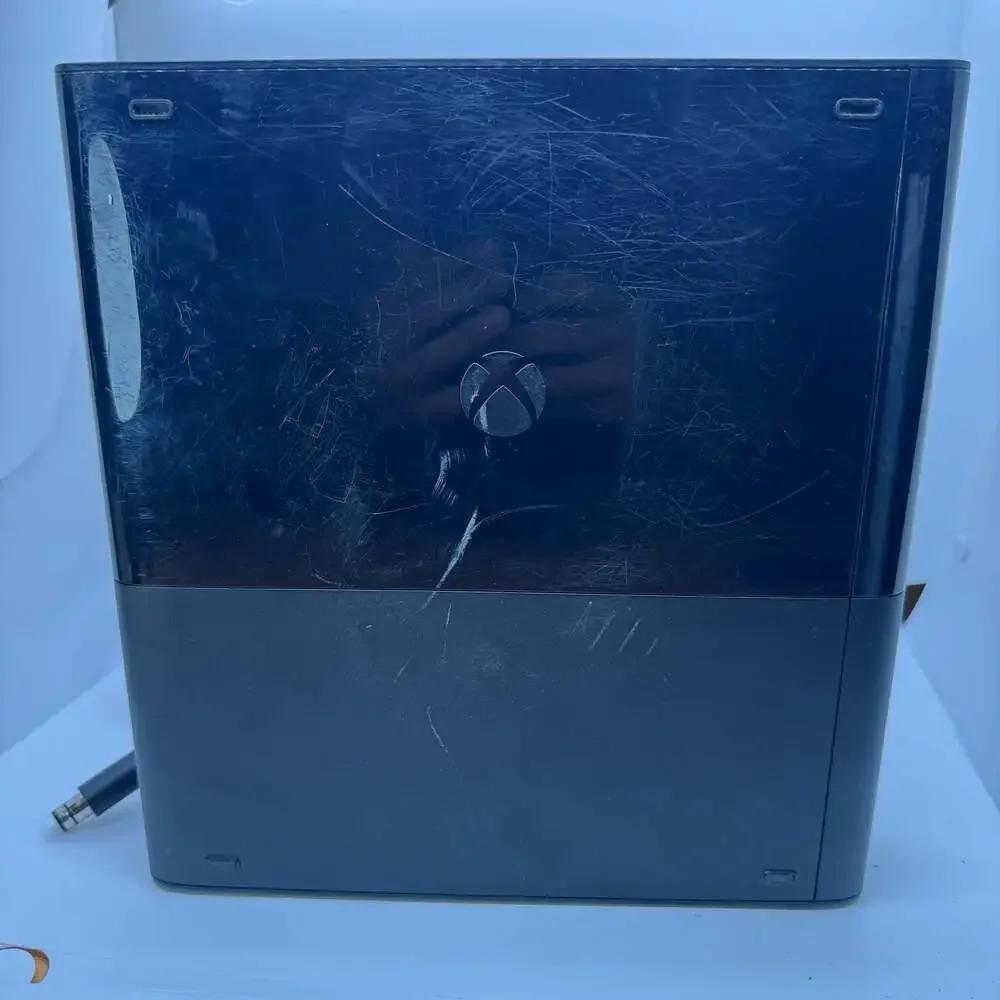 Microsoft Xbox 360 E Console Black (Model 1538) with Power Supply and Cables